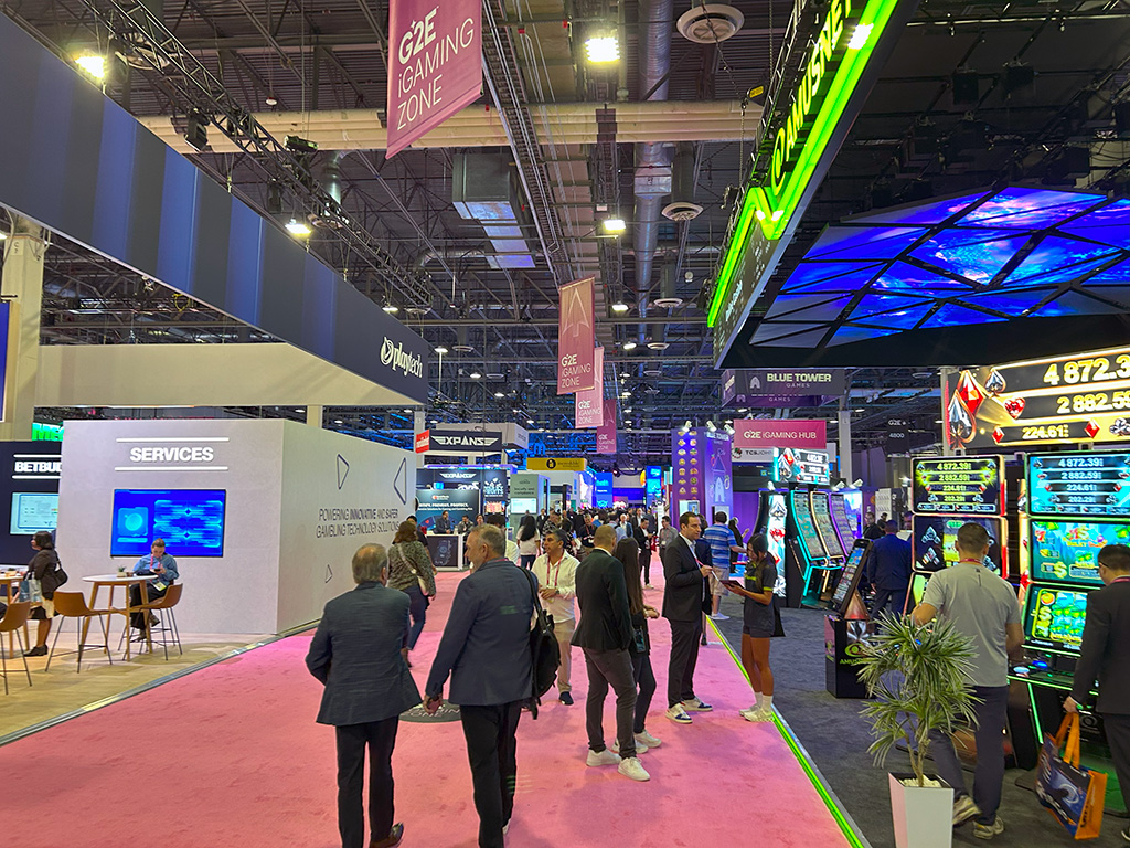 Boyd Interactive team on the G2E 2025 show floor - connecting with partners and exploring the latest in gaming innovation.